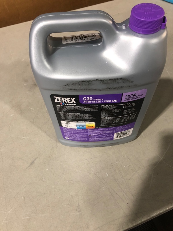 Photo 3 of **LOOKS NEW** Zerex G30 Antifreeze / Coolant 50/50 Prediluted Ready-to-Use 1 GA