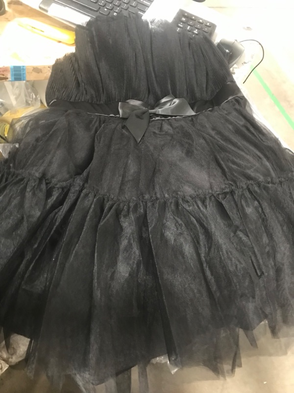 Photo 1 of lg blk tulle dress