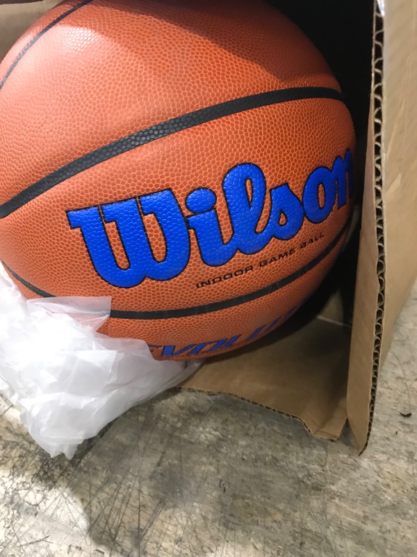 Photo 2 of **SEE NOTES**
WILSON Evolution Game Basketball Royal Size 7 - 29.5" Basketball