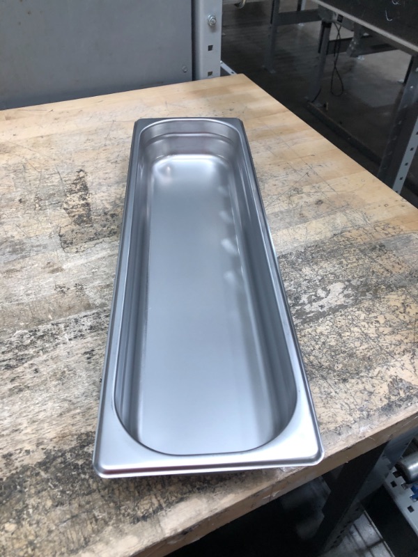 Photo 2 of Winco SPJL-2HL Half-Size Long Steam Table Pan 2-1/2in.