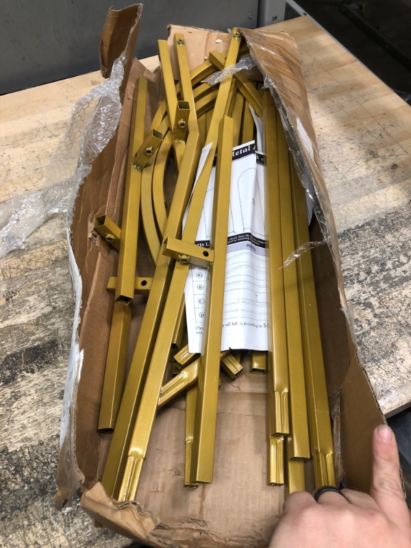 Photo 2 of **MISSING PARTS**USED**
Putros Metal Arch Backdrop Stand Gold Wedding Arch Stand Set of 3 (7.2FT/6FT/6FT)