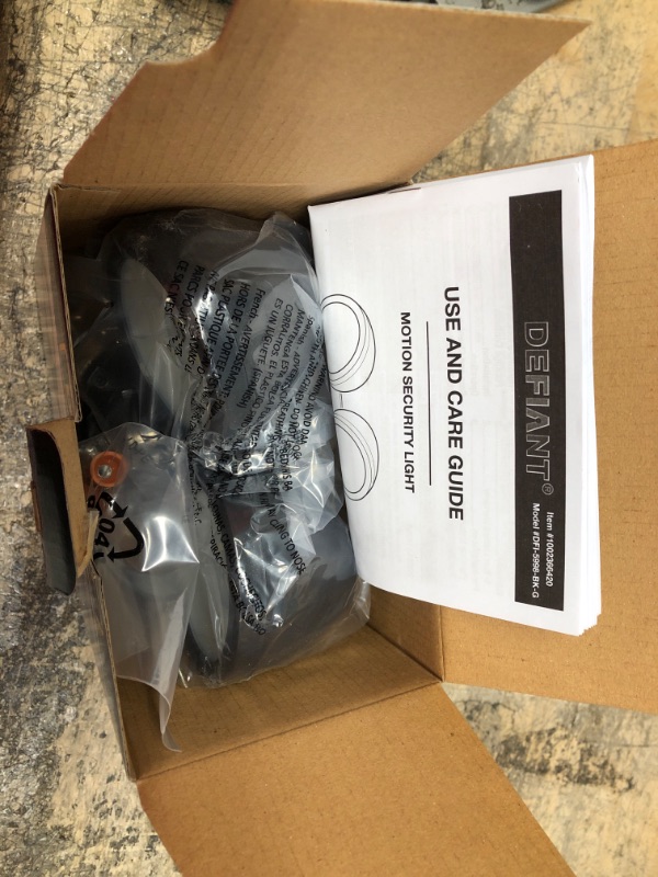 Photo 1 of 180 Degree Integrated LED Motion Sensor Black Twin head Outdoor Flood Light