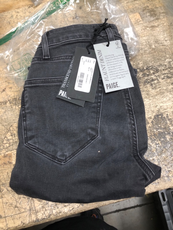 Photo 2 of PAIGE Bombshell Skinny Ankle Jeans, Size 23 in Dark Magnet at Nordstrom
