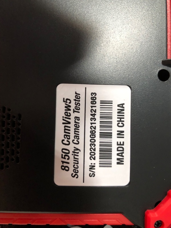 Photo 1 of Triplett 8150 CamView IP Pro 5 CCTV Security Camera Tester with 5" Touchscreen - 4K / 1080P IP, Analog, TVI, CVI, AHD Camera Tester 8150 CamView IP Pro 5