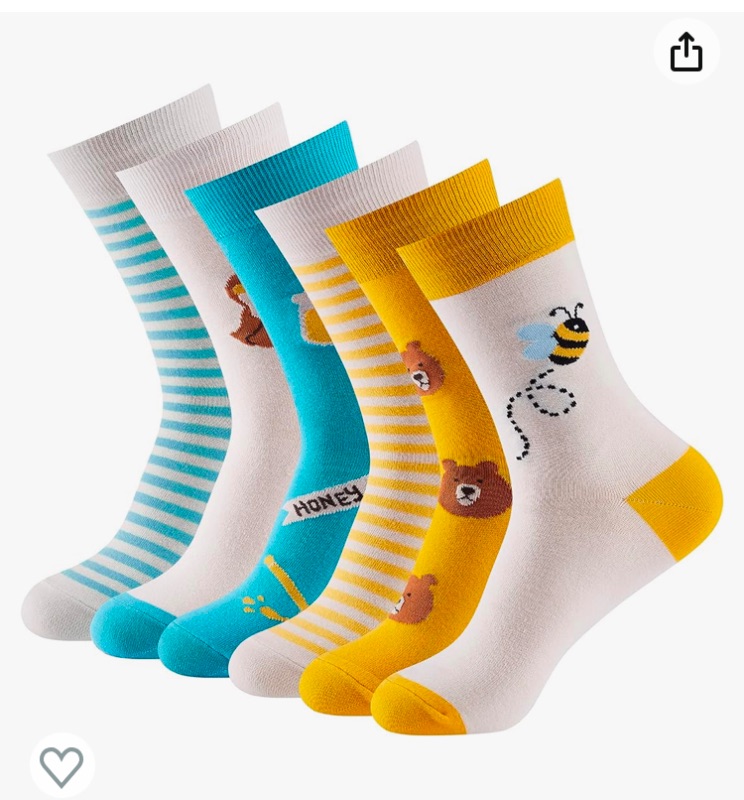 Photo 1 of monfoot bee socks