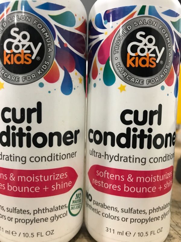 Photo 2 of 2 SoCozy Curl Conditioner & Curl Conditioning Leave-In Detangler Spray Bundle for Kids