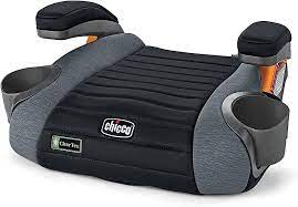 Photo 1 of Chicco GoFit ClearTex Backless Booster Car Seat - Shadow | Black Shadow GoFit with ClearTex No Chemicals