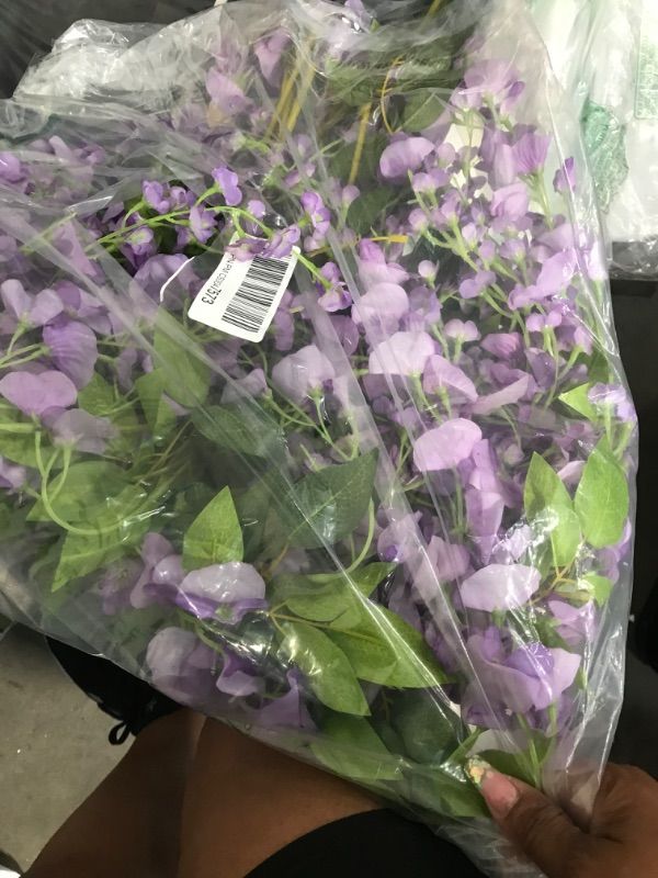 Photo 1 of 9 purple flower stems