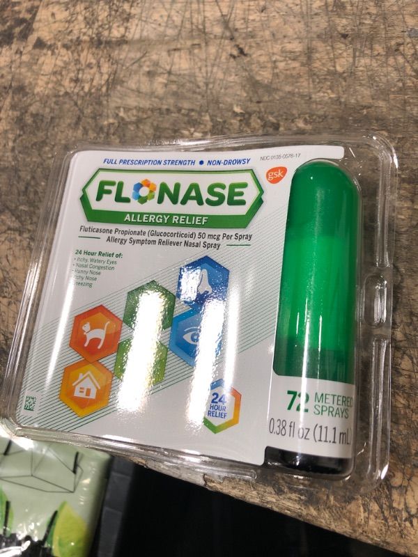 Photo 2 of ***Expires: FEB 2025***Flonase Allergy Relief , 24 Hour Non Drowsy Allergy Medicine, Metered Nasal Spray - 72 Sprays