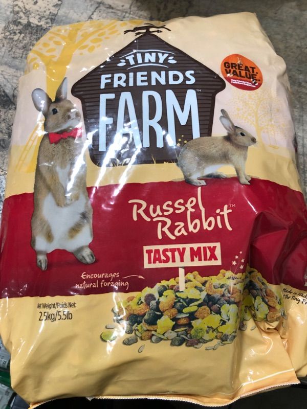 Photo 2 of *** EXP: AUG 2024***Supreme Pet Foods Tiny Friends Farm Russel Rabbit Tasty Mix by Supreme Pet Foods
