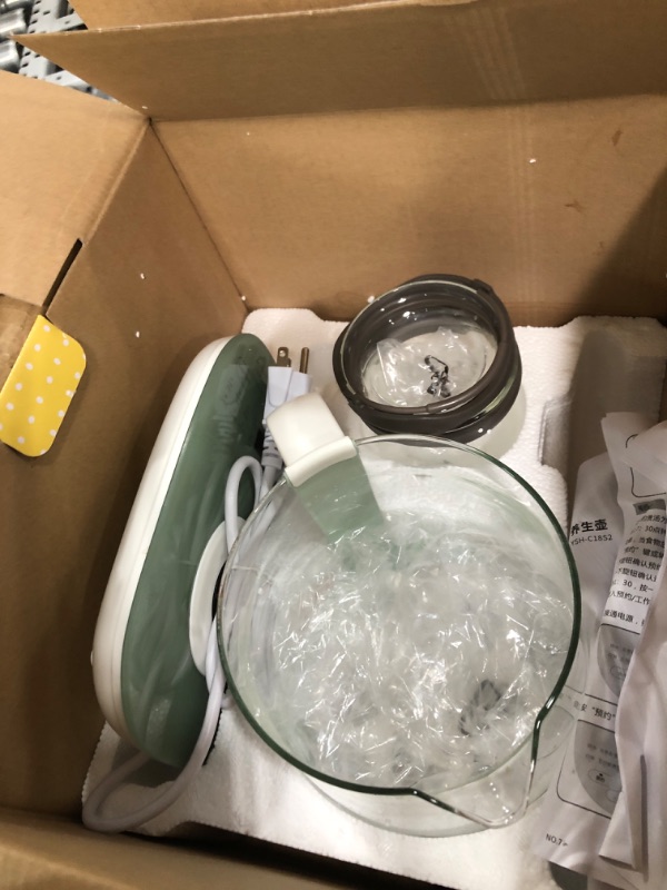 Photo 1 of Electric Tea Kettle Bear Water Kettle with Removable Tea Infuser, LCD Display Stainless Steel Glass Boiler Hot Water Tea Heater