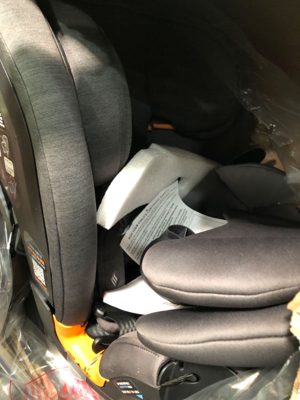 Photo 3 of Chicco OneFit ClearTex All-in-One Car Seat, Rear-Facing Seat for Infants 5-40 lbs, Forward-Facing Car Seat 25-65 lbs, Booster 40-100 lbs, Convertible Car Seat | Slate/Grey