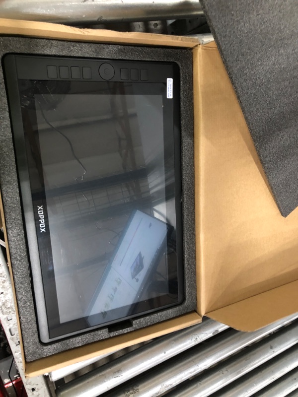 Photo 1 of Drawing Tablet with Screen,15.6'' XOPPOX Graphics Drawing Monitor Pen Display with Full Laminated Screen,Tilt Battery-Free Stylus 8192 Level Pen Pressure,Touch Bar, Stand,Compatible for Window/Mac 15.6 Inch