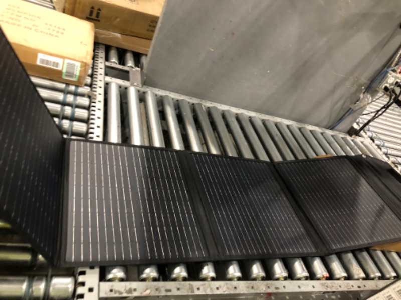 Photo 2 of 100w portable solar panel 
model; HSP100DP-M100-G1