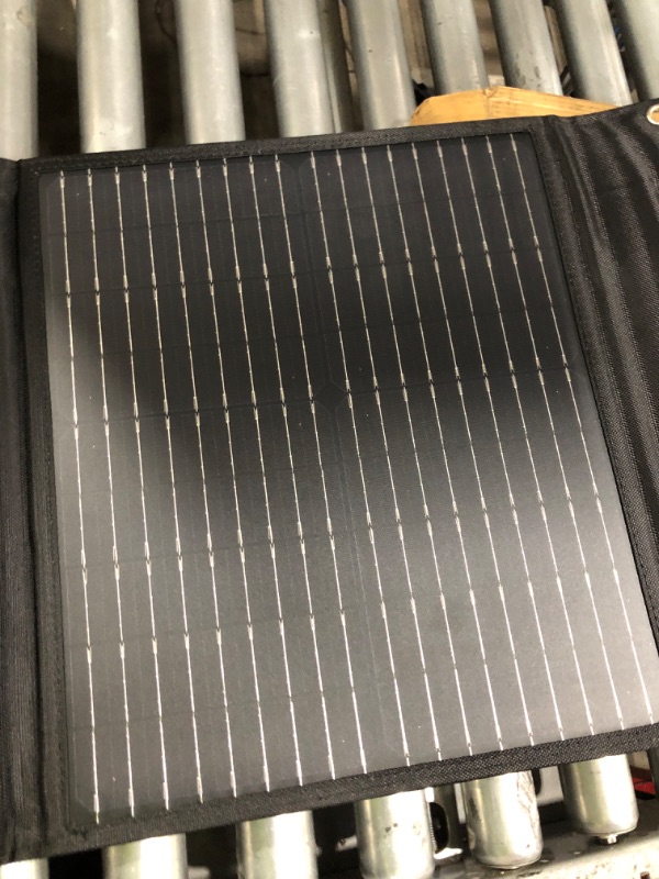 Photo 3 of 100w portable solar panel 
model; HSP100DP-M100-G1