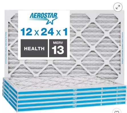 Photo 1 of Aerostar AC Furnace Air Filter - Health - MERV 13 - Box of 6
