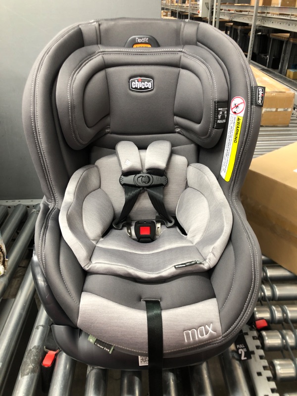 Photo 2 of Chicco NextFit Max ClearTex Convertible Car Seat| Rear-Facing Seat for Infants 12-40 lbs. | Forward-Facing Toddler Car Seat 25-65 lbs. | Baby Travel Gear | Cove/Grey
