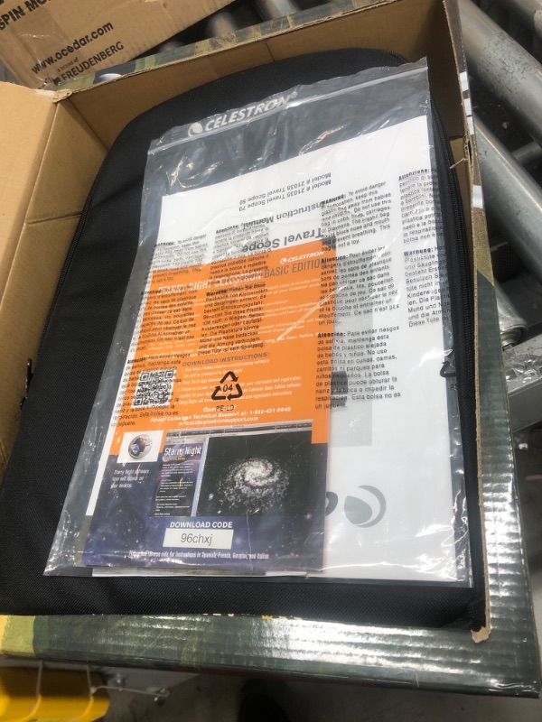 Photo 1 of Celestron - 70mm Travel Scope - Portable Refractor Telescope - Fully-Coated Glass Optics - Ideal Telescope for Beginners - BONUS Astronomy Software Package
