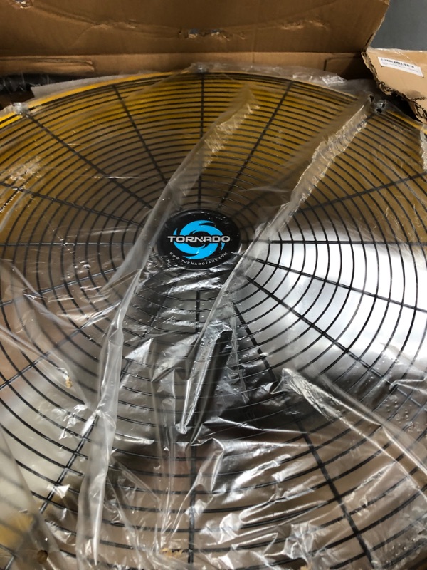Photo 1 of Tornado - 24 Inch Industrial Grade UL Safety Listed High Velocity Air Movement Heavy Duty Drum Fan - 3 Speed Air Circulator Fan - Industrial, Commercial, Residential, and Greenhouse Use