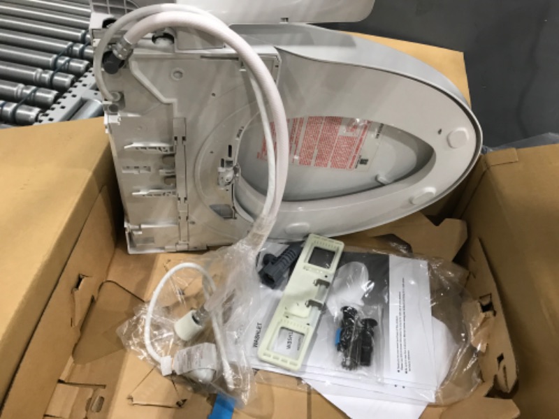 Photo 4 of **USED**
TOTO SW3074#01 WASHLET C2 Electronic Bidet Toilet Seat with PREMIST and EWATER+ Wand Cleaning, Elongated, Cotton White C2 Elongated Cotton White