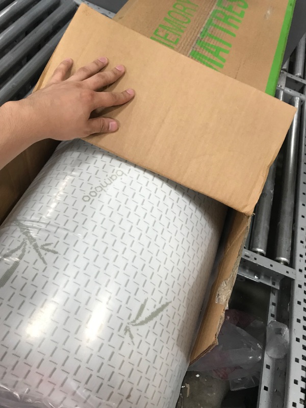 Photo 2 of **Factory Packaged** LIFERECORD Full Mattress, 8-Inch Memory Foam Mattress in a Box Medium Firm - Green Tea & Cool Gel Infused, Fiberglass Free Mattress with Bamboo Cover, Made in USA