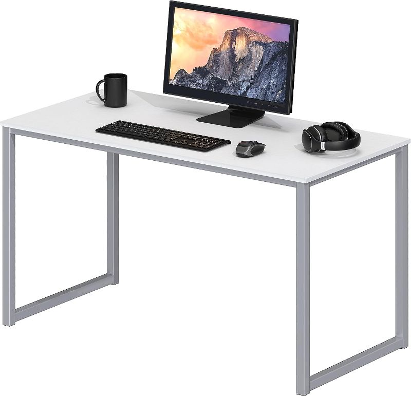 Photo 1 of SHW Home Office 40-Inch Computer Desk, White
