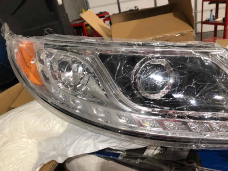 Photo 4 of ***NO MODEL***LH Driver Side Assembly Halogen Chrome Interior with LED Daytime Running Light Driver Side (Left)