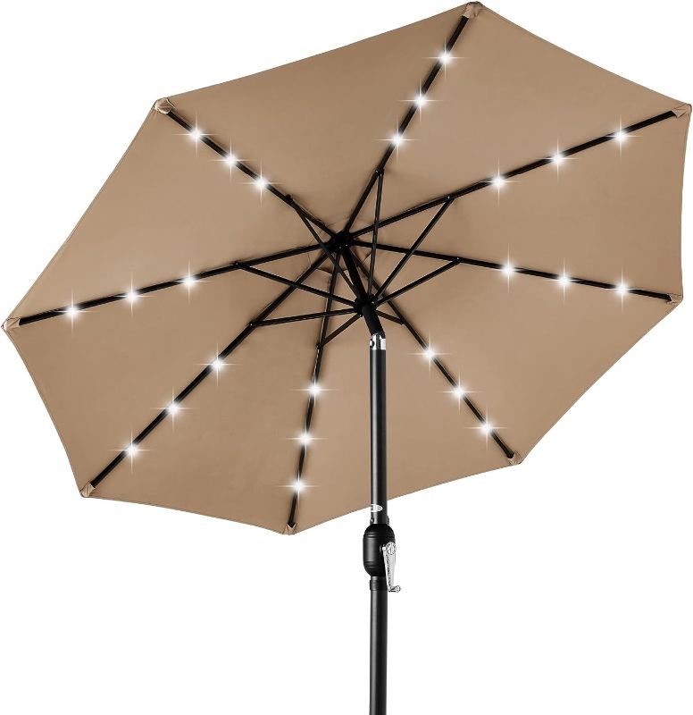 Photo 1 of **NO SOLAR PANEL UMBRELLA ONLY** Best Choice Products 10ft Tan
