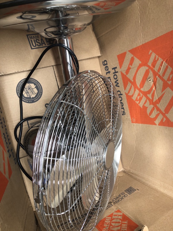 Photo 2 of 16 Inch Stand Fan, Adjustable Heights, Horizontal Ocillation 75°, 3 Settings Speeds, Low Noise, Quality Made Durable Fan, High Velocity, Heavy Duty Metal For Industrial, Commercial, Residential
