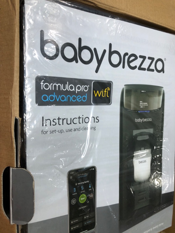 Photo 3 of Baby Brezza Formula Pro Mini Baby Formula Maker – Small Baby Formula Mixer Machine Fits Small Spaces and is Portable for Travel– Bottle Makers Makes The Perfect Bottle for Your Infant On The Go Advanced, WiFi