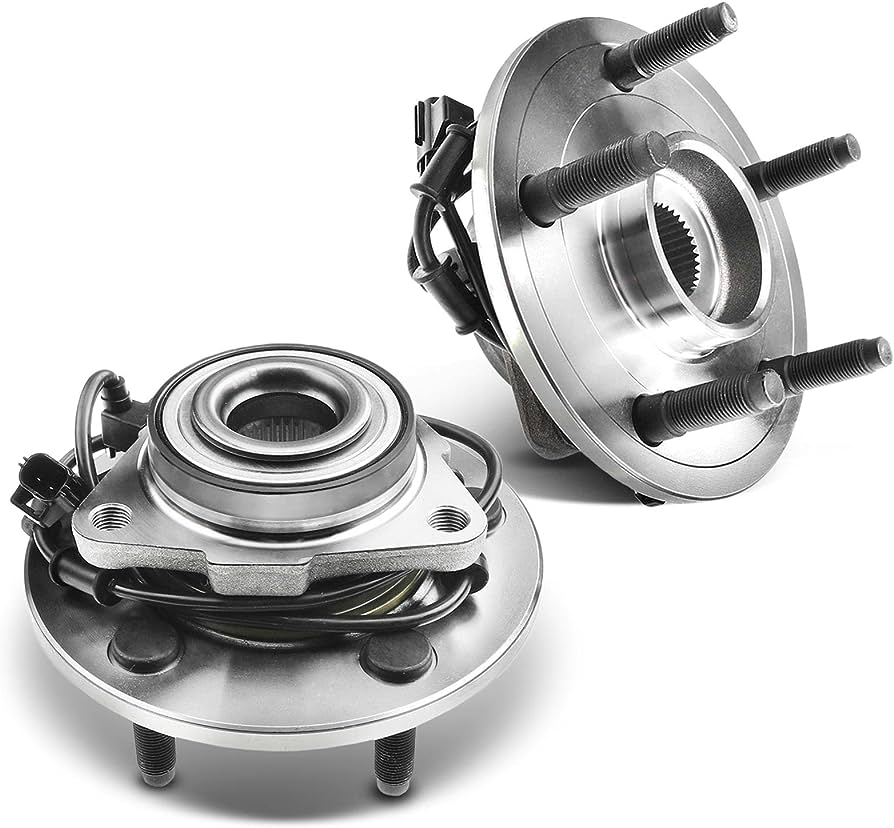 Photo 1 of A-Premium 2 x Front Wheel Bearings and Hub Assembly Compatible with Dodge Ram 1500 2002 2003 2004 2005, 4WD, w/ABS 5-Lug, Replace # 515073