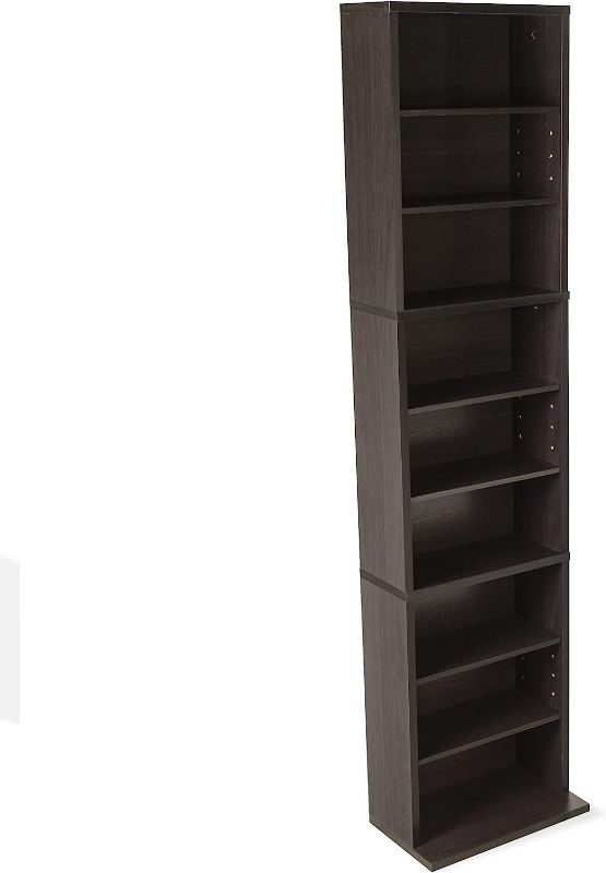 Photo 1 of **PARTS ONLY** Atlantic Summit Media Storage Cabinet 74735727 in Espresso
