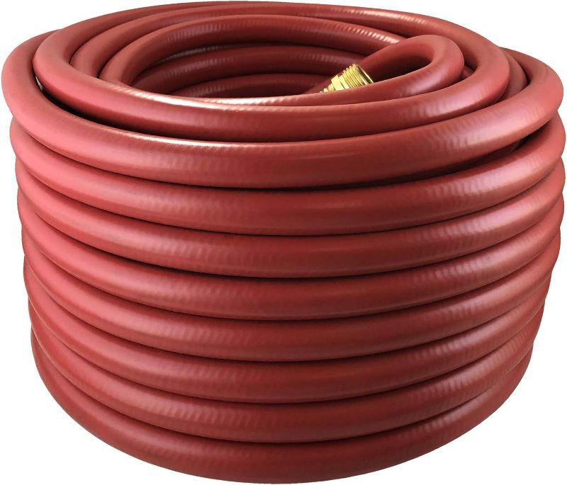 Photo 1 of 
Flexon FA58100CN Farm and Ranch Garden Hose, 100 ft, Red