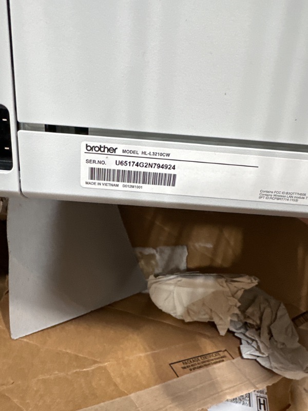 Photo 2 of Brother HL-L3230CDW Compact Digital Color Printer Providing Laser Printer Quality Results with Wireless Printing and Duplex Printing, Amazon Dash Replenishment Enabled, White