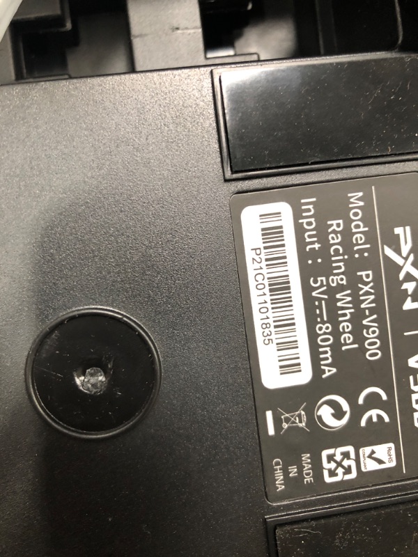 Photo 1 of PXN V900 PC Racing Wheels - 270/900°Gaming Steering Wheel with Linear Pedals & Racing Paddles and 3.5mm Audio Communication for Xbox Series X|S,PS3,PS4,Xbox One,PC,Nintendo Switch,Android TV Used - Like New