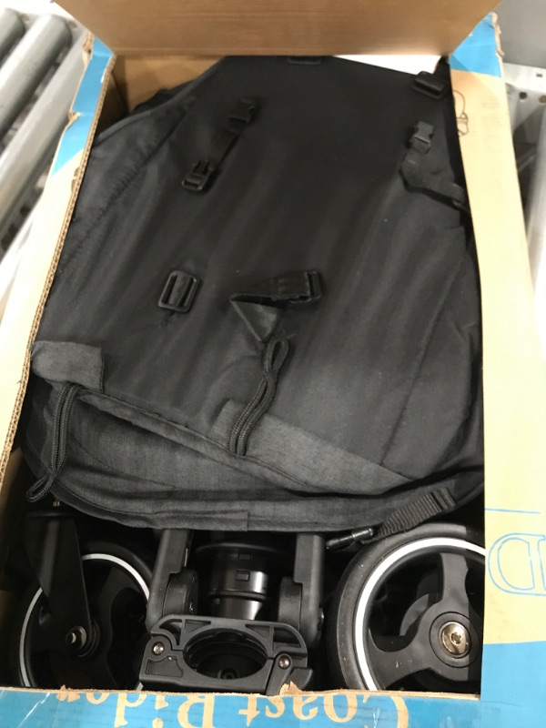Photo 1 of Dream On Me Lightweight and Compact Coast Rider Stroller with Canopy Included and One-Hand Easy Fold, Adjustable Handles and Soft-Ride Wheels, Black
