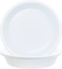 Photo 1 of 3 Pack Plant Saucer Heavy Duty Sturdy Drip Trays for Indoor and Outdoor (16 Inch, White) 16 inch White