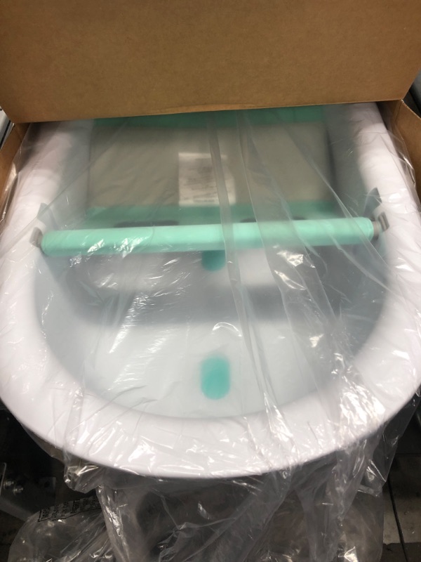 Photo 2 of 4-in-1 Grow-with-Me Bath Tub by Frida Baby Transforms Infant Bathtub to Toddler Bath Seat with Backrest for Assisted Sitting in Tub