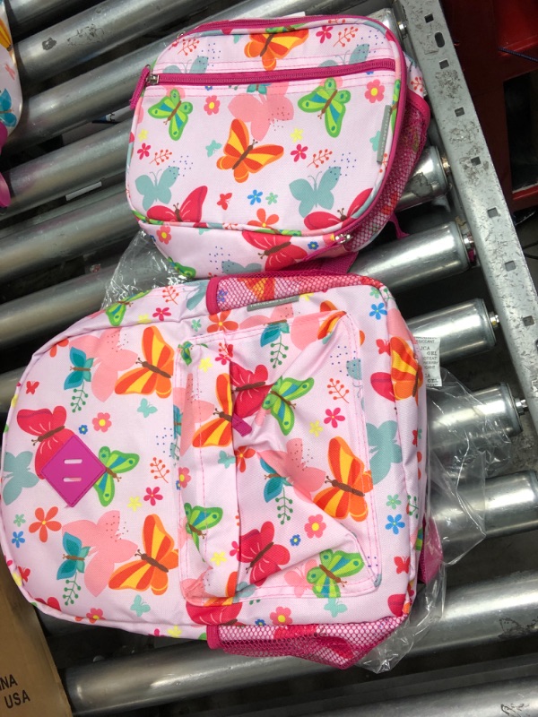 Photo 4 of "missing neck pillow" Travelers Club Kids' 5 Piece Luggage Travel Set, Butterfly