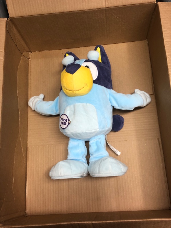 Photo 2 of Bluey Dance and Play 14" Animated Plush | Over 55 Phrases and Songs, Multicolor