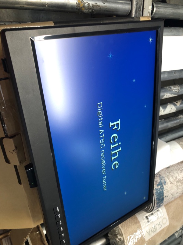 Photo 3 of Feihe 19 Inch TV, LED Widescreen TV with Digital ATSC Tuners HDMI/VGA/AV/USB, 19 Inch Flat Screen TV with Built in Dual Speakers for Kitchen and RV Camper