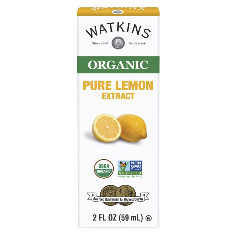 Photo 1 of 3PK--Watkins Organic Pure Lemon Extract, Non-GMO, Kosher, 2 oz. Bottle, Organic Pure Lemon Extract 2 Fl Oz 