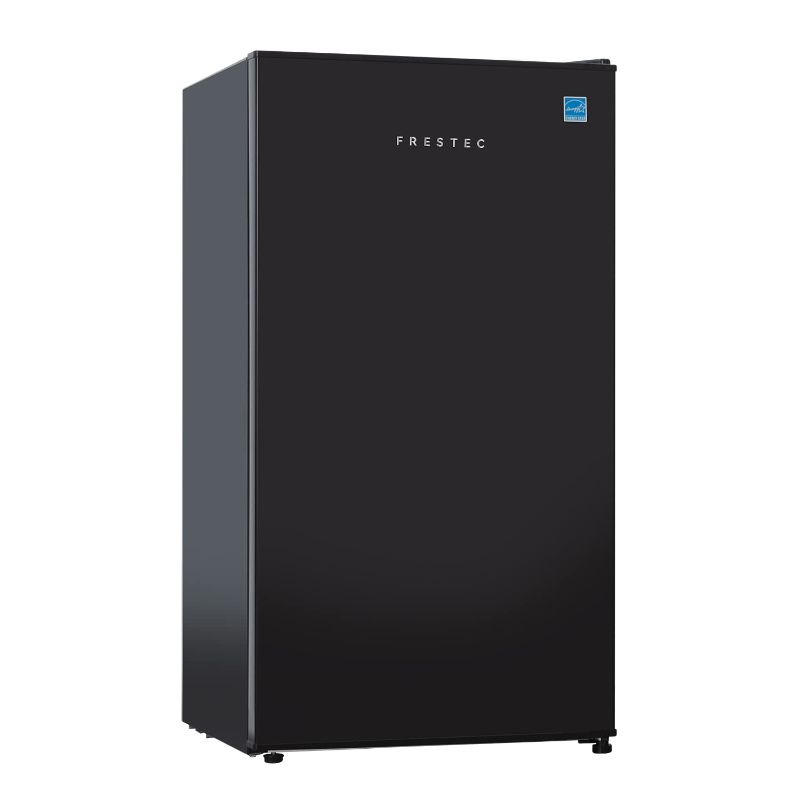 Photo 2 of *POWERS ON & GETS COLD**Frestec 3.1 CU' Min Refrigerator, Compact Refrigerator, Small Refrigerator with Freezer, Black (FR 310 BK)