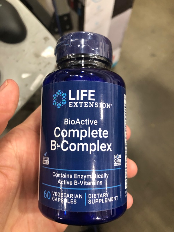 Photo 2 of 1 Bottle BioActive Complete B-Complex 60 Vegetarian Capsules Expires 08/2025