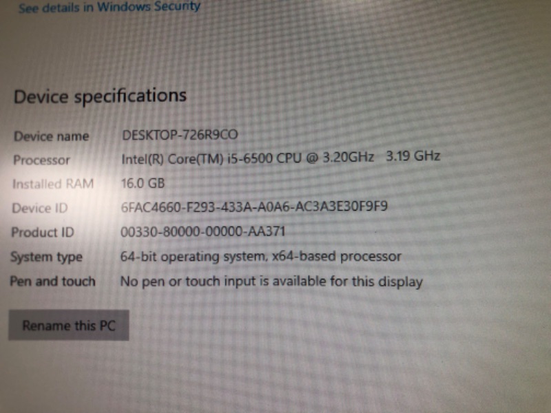 Photo 6 of Dell Optiplex 3040-SFF, Core i5-6500 3.2GHz, 16GB RAM
