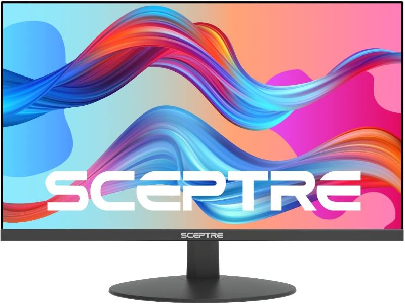 Photo 1 of Sceptre IPS 27-Inch Business Computer Monitor 1080p 75Hz with HDMI VGA, Machine Black 2020 (E275W-FPT), 27" IPS 75Hz 