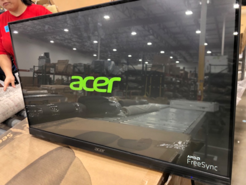 Photo 5 of (PARTS ONLY)SCRATCHED FRAME**Acer UT222Q bmip 21.5” Full HD (1920 x 1080) 10 Point Touch Monitor with AMD FreeSync Technology Up to 75Hz 5ms (Display Port, HDMI Port, VGA & USB Port),Black
