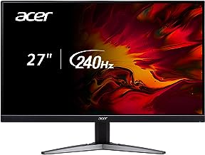 Photo 1 of Acer Nitro 27" WQHD 2560 x 1440 PC Gaming Monitor | AMD FreeSync Premium | Up to 240Hz Refresh | Up to 0.5ms HDR350 | DCI-P3 90% | 1 x Display Port 1.4 & 2 x HDMI 2.1 | KG271U Xbmiipx
