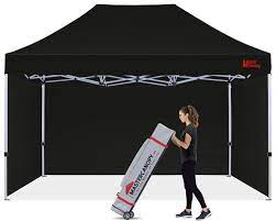 Photo 1 of (FRAME ONLY)**MASTERCANOPY Heavy Duty Pop-up Canopy Tent with Sidewalls (10x15,Black)
