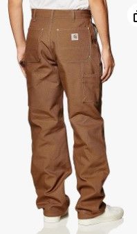 Photo 1 of Carhartt Men's Loose Fit Firm Duck Double-Front Utility Work Pant 30wx34l